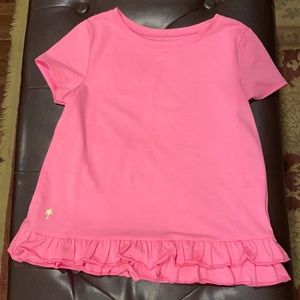 EUC. Lilly Pulitzer pink shirt.  Size Large 8/10.